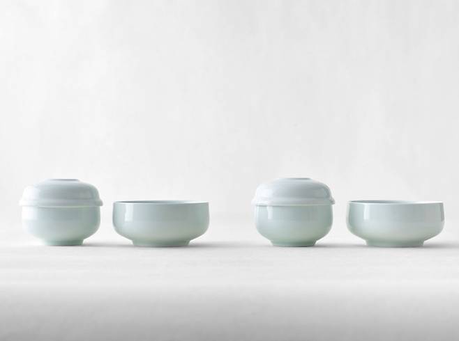 조선호텔앤리조트 이기조 백자 2인 반상기 세트