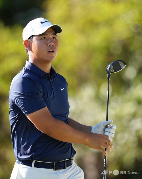 2025년 미국프로골프(PGA) 투어 가을 시리즈 샌더슨 팜스 챔피언십에 출전한 김주형 프로가 3라운드에서 경기하는 모습이다. 사진제공=ⓒAFPBBNews = News1 (사진을 무단으로 사용하지 마십시오.)