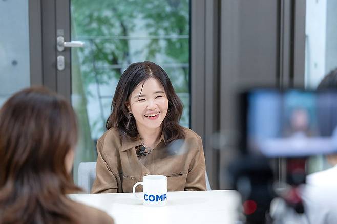 개그우먼 김효진씨. 한국컴패션 제공