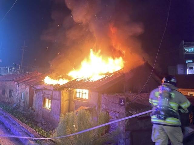 평택 화재 현장. 경기도소방재난본부 제공