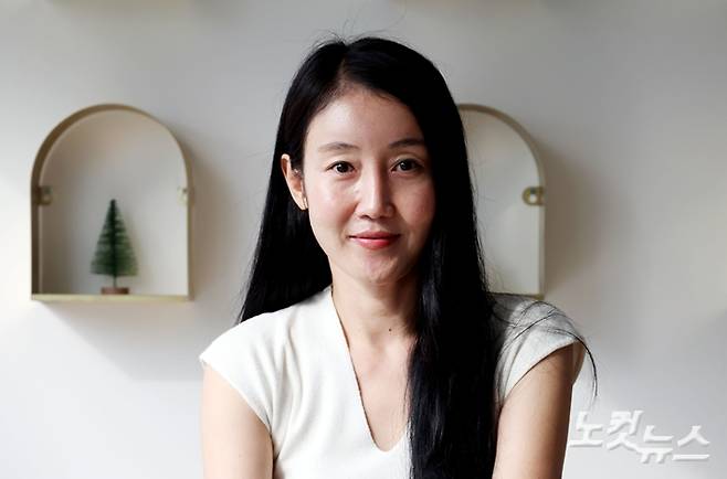 지난 2일 오후, 서울 양천구 CBS노컷뉴스 사옥에서 만난 배우 김채현. 황진환 기자