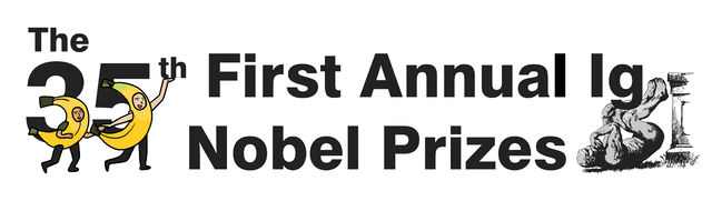 ‘제35회 이그노벨상’ 개최. AIR