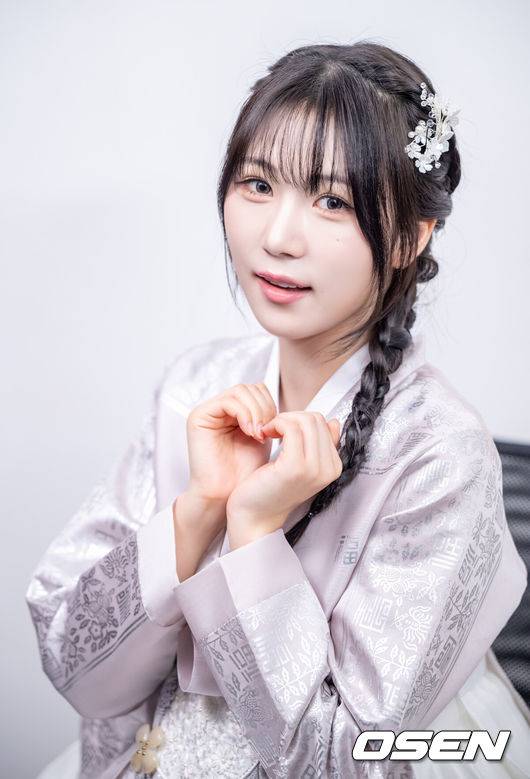 [OSEN=최규한 기자] 그룹 이프아이 태린 한복 인터뷰. 2025.10.04 / dreamer@osen.co.kr