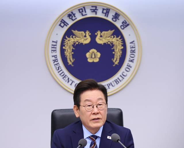 ▲이재명 대통령이 2일 용산 대통령실에서 수석보좌관회의를 주재하고 있다. ⓒ연합뉴스