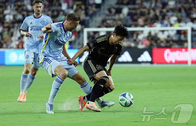 LA FC의 손흥민 ⓒ AFP=뉴스1