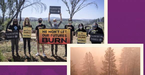 선라이즈 측은 “We won’t let our futures burn(우리 미래가 불타버리도록 내버려두지 않을 것)”이라고 선언했다. [사진=선라이즈]