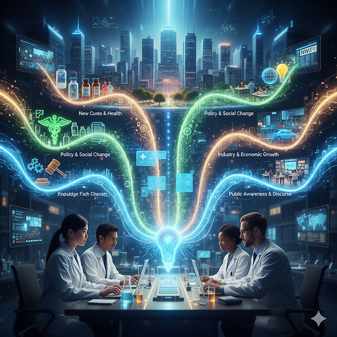 AI를 이용해 논문 내용을 그림으로 표현한 모습[그림=제미나이]