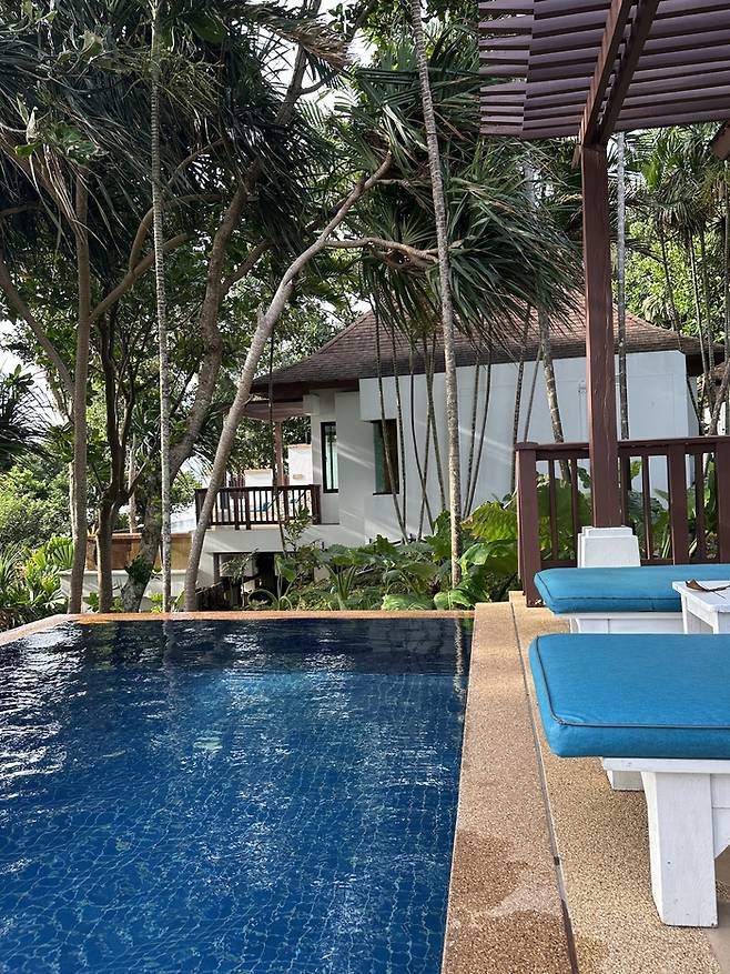 아바니 풀빌라 프라이빗 풀.  /사진= 강예신 여행+ 기자