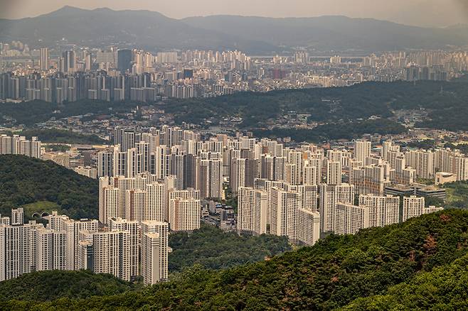 경기도 하남 일대 아파트 전경.(매경DB)