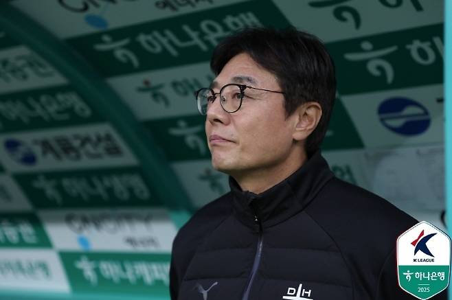 대전하나시티즌 황선홍 감독. 사진=한국프로축구연맹