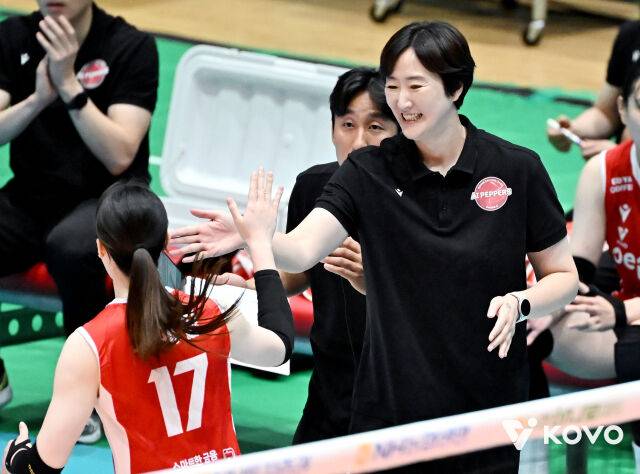 페퍼저축은행 장소연 감독./KOVO