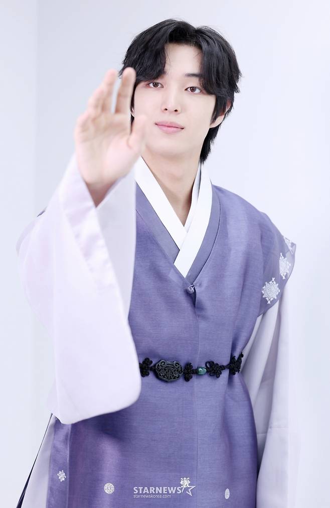 배우 전진서 한복 인터뷰 /사진=김휘선 기자 hwijpg@