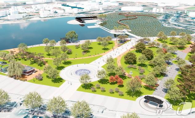 덕진공원 열린광장 조감도./뉴스1