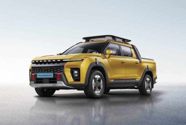 KG Mobility's Musso EV (KGM)