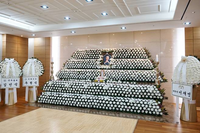 고 최창걸 고려아연 명예회장의 빈소 모습./사진제공=고려아연