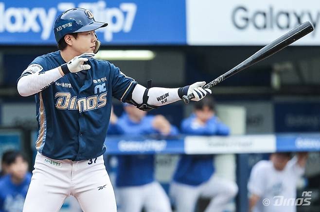 ▲ 박건우 ⓒNC 다이노스