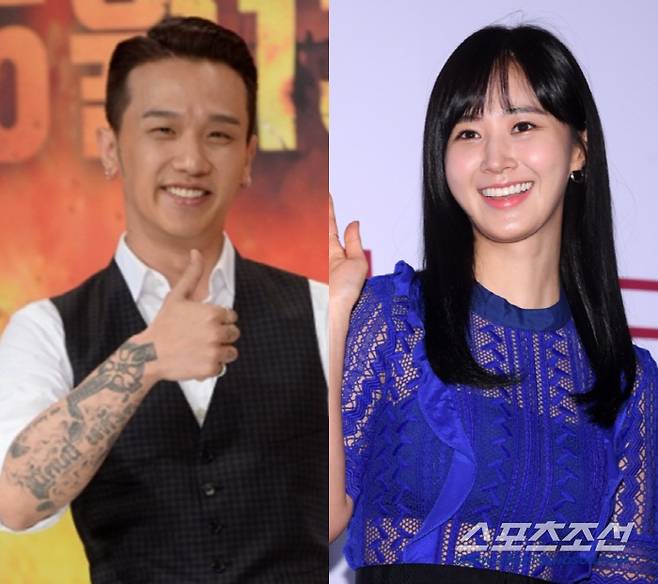 쿠시(왼쪽), 소녀시대 유리. 스포츠조선DB