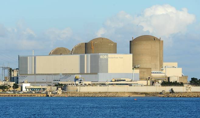 동해안에 건설된 고리원전 1~4호기./뉴스1