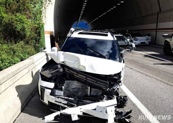 강원 홍천군 서울양양고속도로 내촌면 7중 추돌사고(강원특별자치도 소방본부 제공)