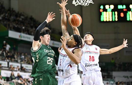 원주 DB와 안양 정관장의 2025-2026 LG전자 프로농구 정규리그 경기. 사진[연합뉴스]