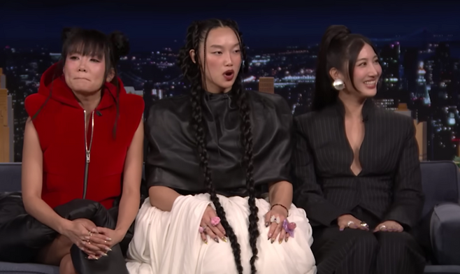 ‘더 투나잇 쇼 스타링 지미 팰런’ 헌트릭스. 사진|유튜브 영상 캡처