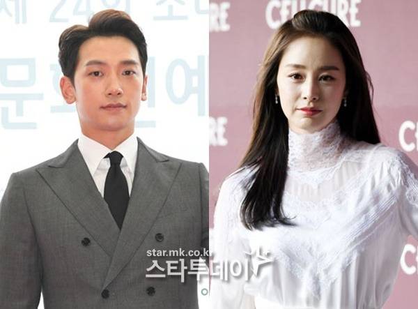 비(왼쪽)-김태희. [스타투데이DB]