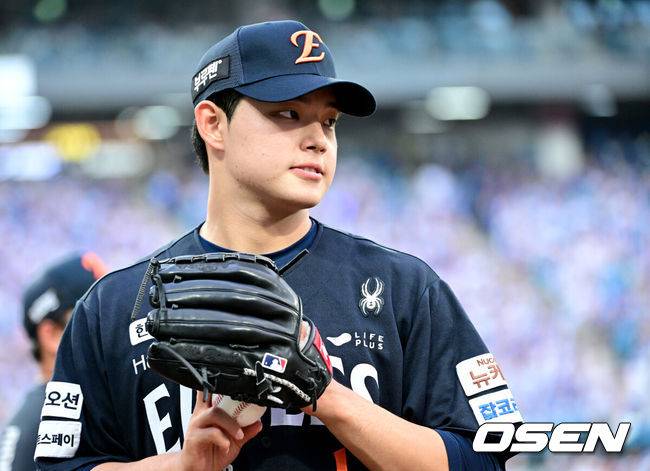 [OSEN=최규한 기자] 한화 문동주. 2025.09.06 / dreamer@osen.co.kr