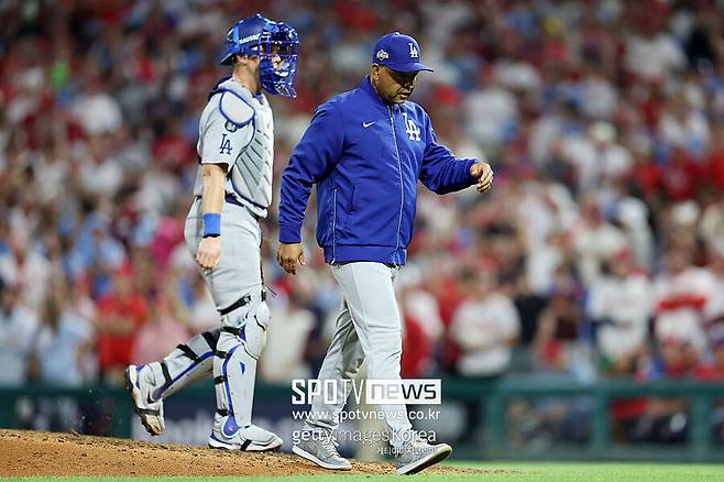 ▲ 데이브 로버츠 감독의 트라이넨 신뢰는 자칫 경기를 망칠 뻔했다