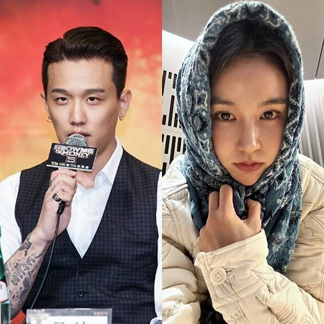 ▲ 쿠시(왼쪽)과 비비엔. 출처|CJ ENM, 비비엔 인스타그램