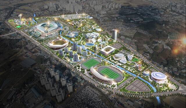 복합스포츠 문화관광타운 조감도 /전주시