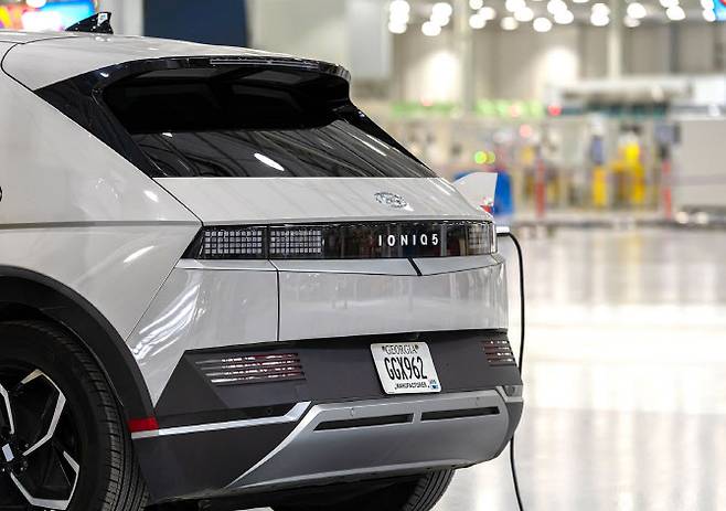 현대차그룹 메타플랜트 아메리카(HMGMA)에서 생산하는 아이오닉5. (사진=HMGMA 홈페이지)