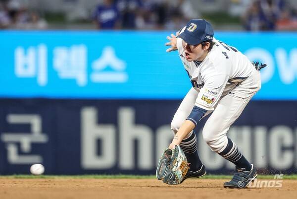 NC 다이노스 주장으로 팀과 올 시즌 생사고락을 함께한 박민우. /사진=NC 다이노스