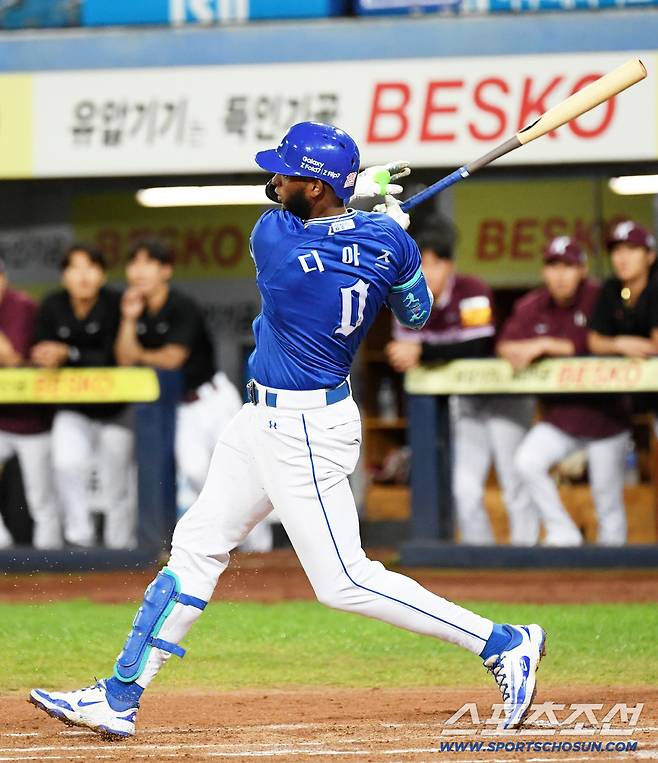 25일 대구 라이온즈파크에서 열린 삼성 라이온즈와 키움 히어로즈 경기. 삼성 디아즈가 타격을 하고 있다. 대구=박재만 기자 pjm@sportschosun.com/2025.09.25/