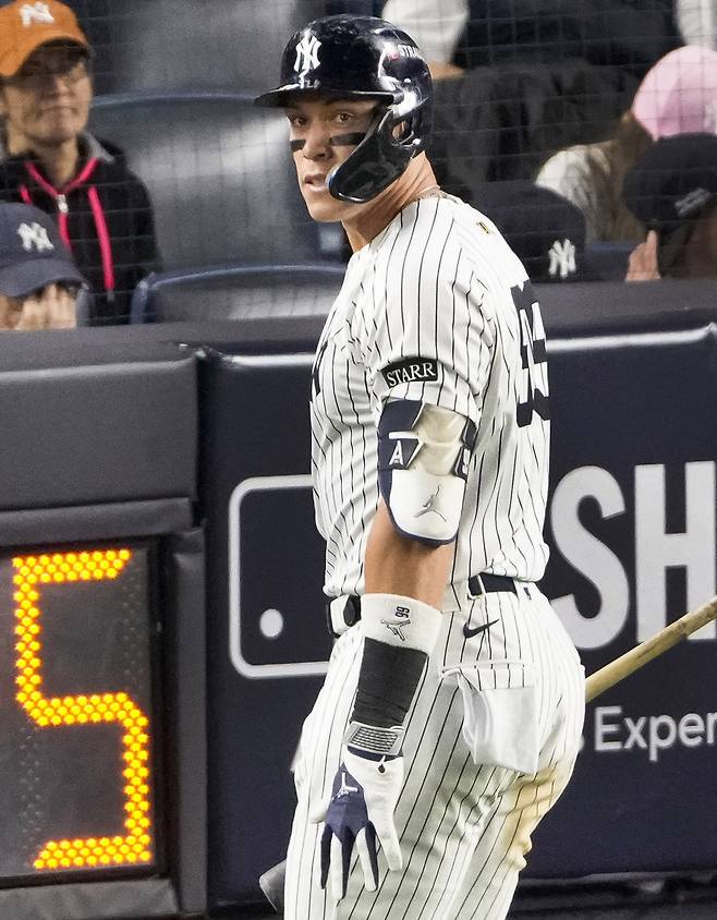 아쉬워하는 저지. UPI연합뉴스