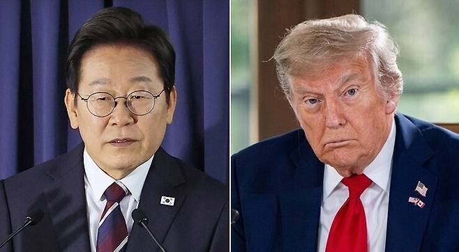 이재명 대통령(왼쪽), 도널드 트럼프 미국 대통령. EPA/연합뉴스
