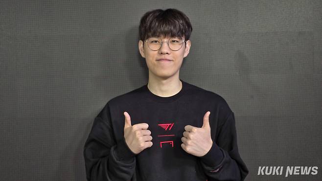 ‘도란’ 최현준이 9일 서울 강남구 T1 사옥에서 쿠키뉴스와 인터뷰하고 있다. 김영건 기자