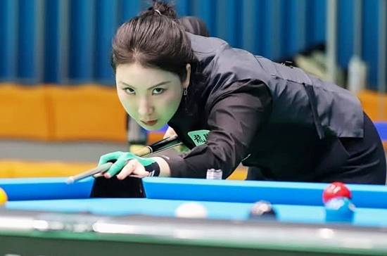 국내랭킹 4위 진혜주가 인도네시아 발리에서 열리고 있는 ‘2025 프레데터 WBA세계여자10볼선수권’ 패자조 2라운드에서 듀드 로라를 꺾고 패자조 3라운드에 진출했다. (사진=대한당구연맹)