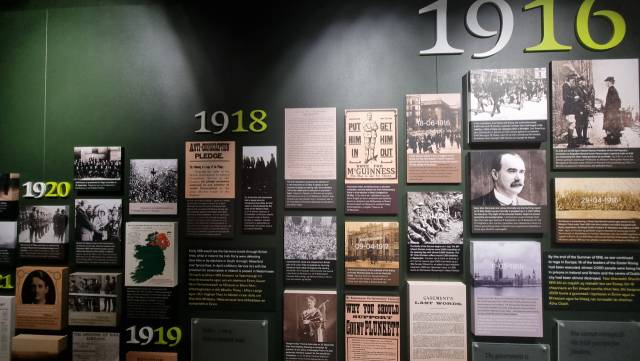 ▲ 더블린에 위치한 아일랜드 역사 박물관에는 1916년 영국 지배에 저항하는 '부활절봉기'에 대한 자료들이 전시되어 있다. ⓒ손호철