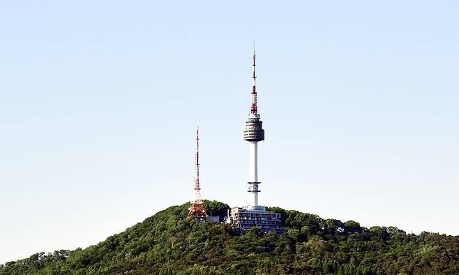 남산 YTN서울타워 전경.