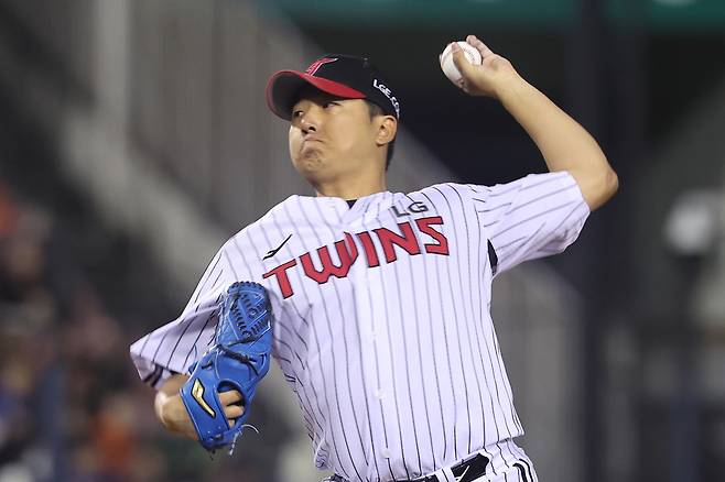 LG 송승기. 연합뉴스