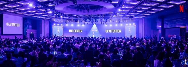 지난달 2일 서울 용산구 그랜드 햐얏트 서울에서 넷플릭스가 국내 주요 광고주 500여명을 초청해 자체 광고 플랫폼인 '넷플릭스 애즈 스위트' 소개 행사를 열고 있다. [넷플릭스 제공. 재판매 및 DB 금지]