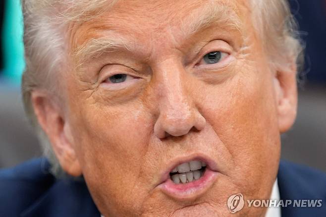 트럼프 미국 대통령 [AP 연합뉴스 자료사진. 재판매 및 DB 금지]