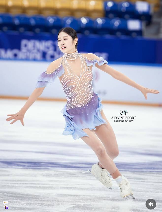 피겨 이해인이 조지아 국제대회 쇼트 프로그램에서 3위에 올랐다. (디제이매니지먼트 제공)