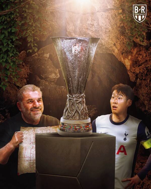 토트넘 홋스퍼 사령탑 시절 엔지 포스테코글루 감독과 손흥민. /사진=블리처 리포트