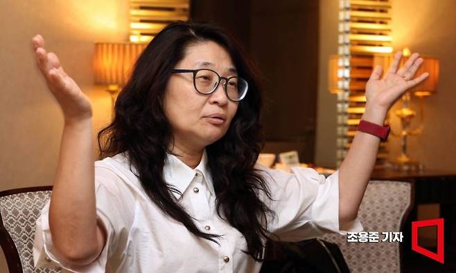 IBM 백한희 박사가 서울 중구 롯데호텔에서 아시아경제와 인터뷰 하고 있다. 조용준 기자