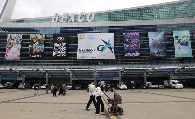 지난해 11월 부산 해운대구 벡스코에서 열린 국내 최대 게임전시회 '지스타(G-STAR) 2024'./뉴스1