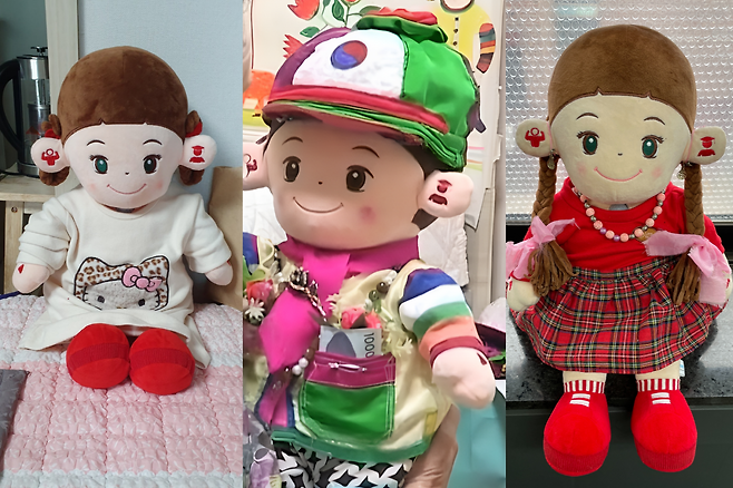 어르신들이 손수 꾸민 효돌이 모습. (사진=독자제공, 최강주 기자 gamja822@donga.com)