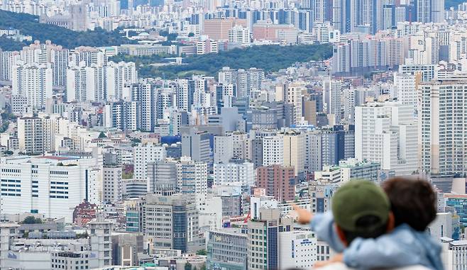 서울 남산에서 바라본 서울 아파트단지 모습. (자료사진)/뉴스1 ⓒ News1