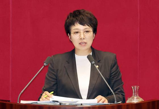 김은혜 국민의힘 원내정책수석부대표. 연합뉴스