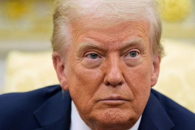 도널드 트럼프 미국 대통령. AP연합뉴스